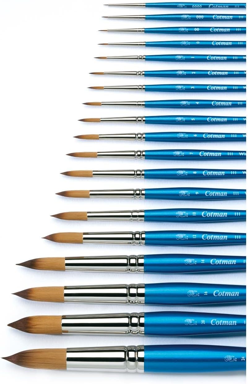 Winsor & Newton Cotman Watercolor Paint, Plus Set 24 Half Pans, Set of 24 - Image 7